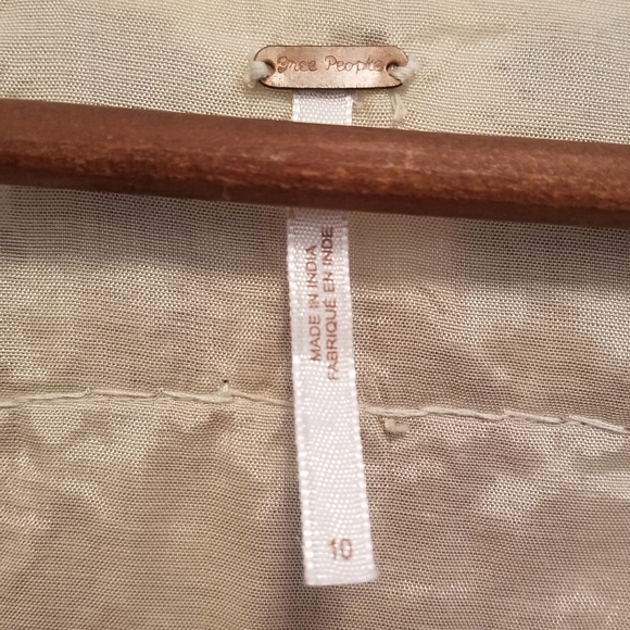 Free People Cocktail Party Dress - Champagne - Picture 4 of 13